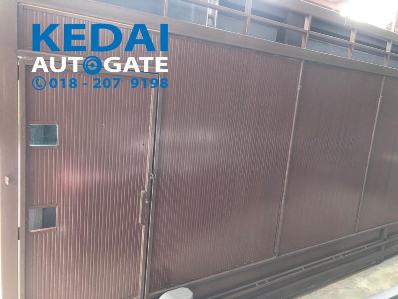 Install Our Latest FBM Sliding Auto Gate System Sliding Auto Gate Motor Price Malaysia Kedai