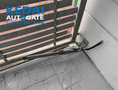 Autogate Kajang – Folding Stainless Steel Arm Autogate Rosak