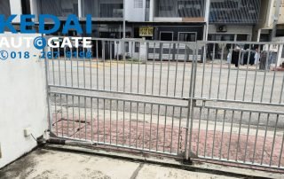 Pasang Autogate Baru Jalan Kebun