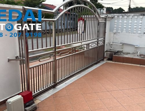 Autogate Kelana Jaya – Baiki DC Sliding Autogate Motor Baru Tak Berfungsi
