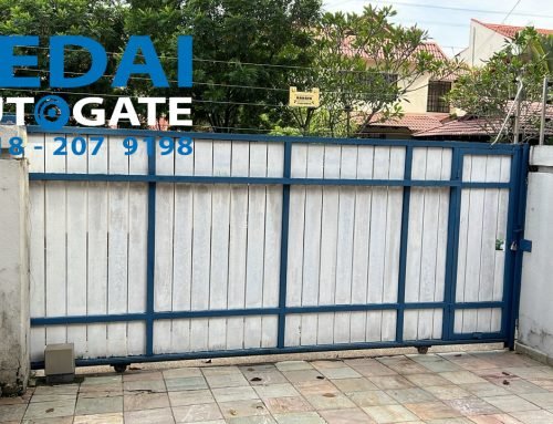 Autogate Kelana Jaya – Baiki G-Force Sliding Autogate Motor Lama
